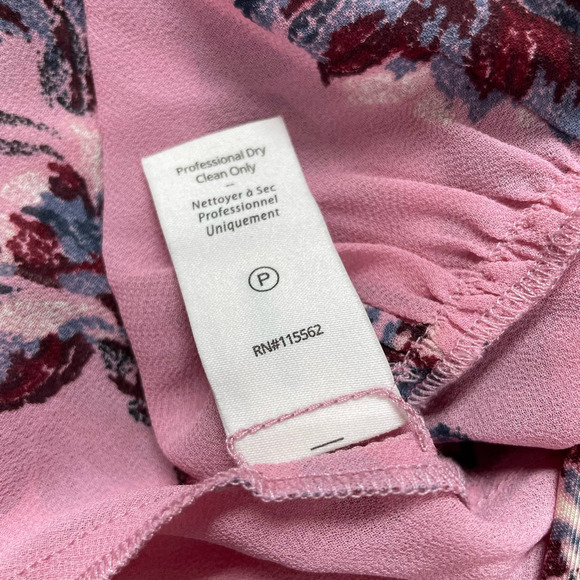 CINQ À SEPT NWT Corrine Tiered Minidress Size 6 Smocked Floral Ruffle Pink - Picture 8 of 13